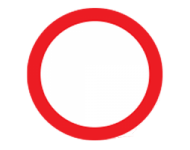 No entry, road closed to all traffic in both directions