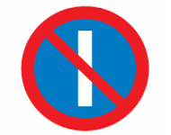 Parking in rotation, parking prohibited on dates with odd numbers