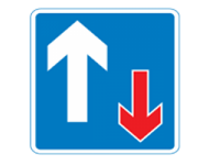 Priority to traffic in your direction