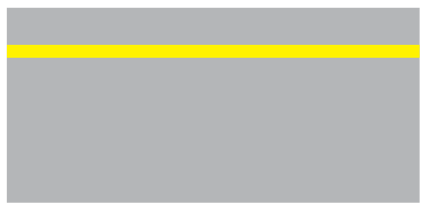 Yellow side line - do not park or use the road beyond the line