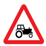Agricultural vehicles likely to be in the road