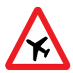 Low­flying aircraft or sudden aircraft noise